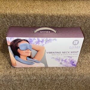 💙Lomis Aromatherapy Vibrating Neck Wrap with Eye Mask